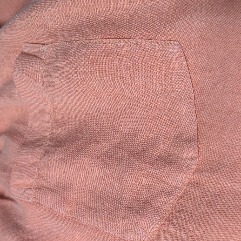 Cynthia Rowley Orange Linen Pants. - Picture 9 of 9